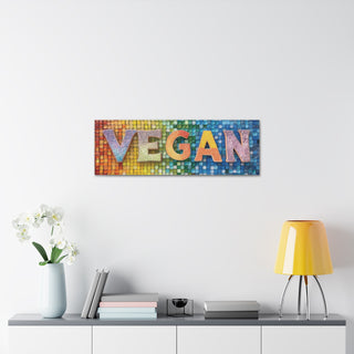 Vegan Classic Stretched Canvas Printify