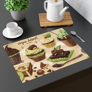 Vegan Dessert Placemat, 1pc Printify