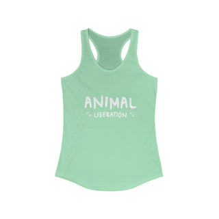 Animal Liberation Women's Ideal Racerback Tank Printify