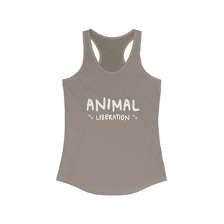 Animal Liberation Women's Ideal Racerback Tank Printify