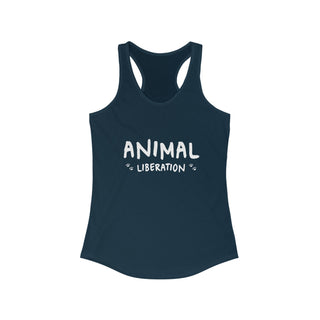 Animal Liberation Women's Ideal Racerback Tank Printify