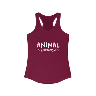 Animal Liberation Women's Ideal Racerback Tank Printify