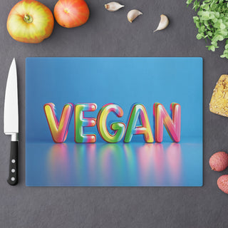 Vegan Tempered Glass Cutting Board Printify