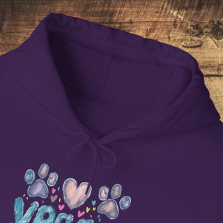 Vegan Love Heavy Blend™ Hooded Sweatshirt Printify