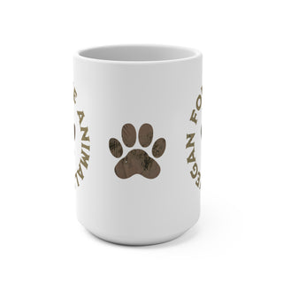 Vegan For The Animals, Coffee Mug 15oz Printify