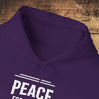 Peace For All Life Heavy Blend™ Hooded Sweatshirt Printify