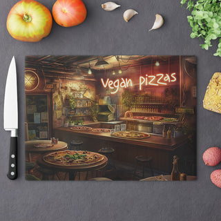 Vegan Pizza Cutting Board Printify