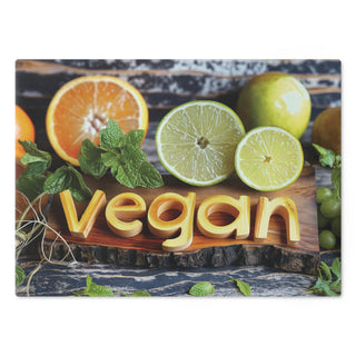 Vegan Tempered Glass Cutting Board Printify