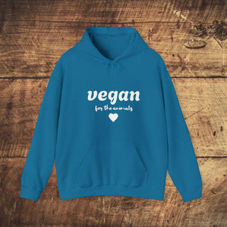 Vegan For The Animals Heavy Blend™ Hooded Sweatshirt Printify