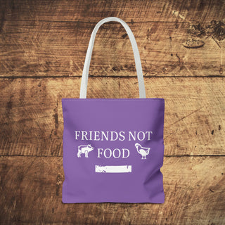 Friends Not Food Tote Bag Printify