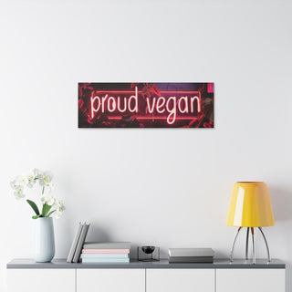 Proud Vegan Classic Stretched Canvas