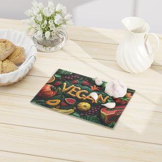 Vegan Tempered Glass Cutting Board Printify