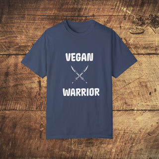 Vegan Warrior Garment-Dyed T-shirt Printify