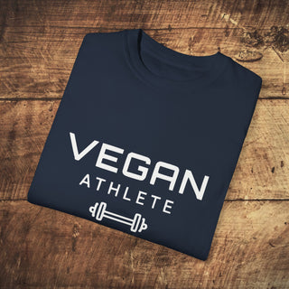 Vegan Athlete Garment-Dyed T-shirt Printify