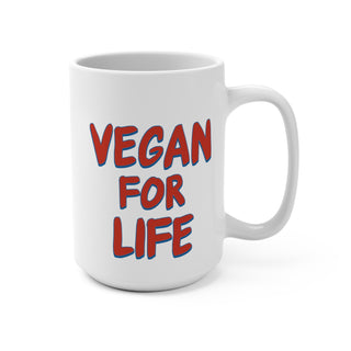 Vegan For Life Coffee Mug 15oz Printify