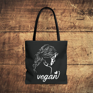 Vegan Girl Tote Bag Printify