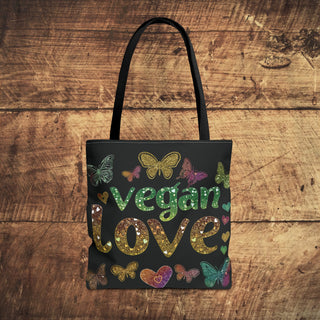 Vegan Love Tote Bag Printify