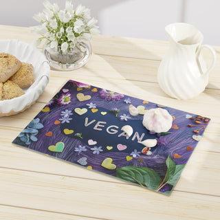 Vegan Tempered Glass Cutting Board Printify