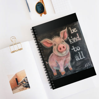 Be Kind To All Spiral Notebook - Ruled Line