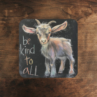 Be Kind to All Cork Back Coaster Printify