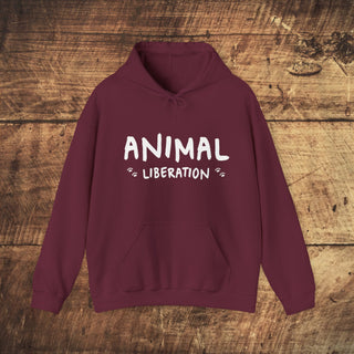 Animal Liberation Heavy Blend™ Hooded Sweatshirt Printify