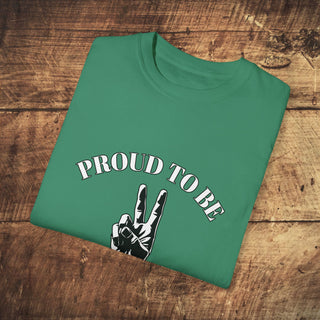 Proud To Be Vegan Unisex Garment-Dyed T-shirt