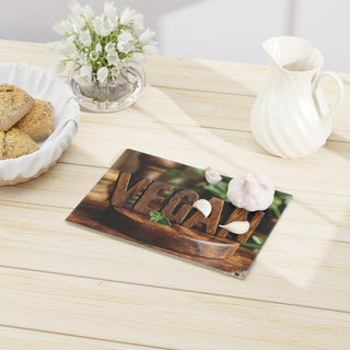 Vegan Tempered Glass Cutting Board Printify