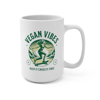 Vegan Vibes Coffee Mug 15oz Printify