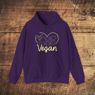 Vegan Heavy Blend™ Hooded Sweatshirt Printify