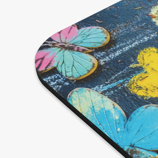 Vegan Hearts Mouse Pad (Rectangle) Printify