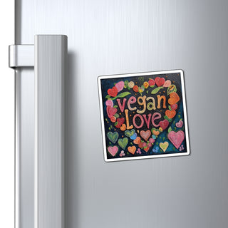 Vegan Love Magnet Printify