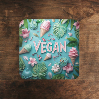 Vegan Cork Back Coaster Printify