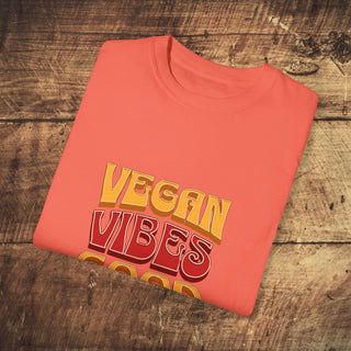 Vegan Vibes Garment-Dyed T-shirt Printify