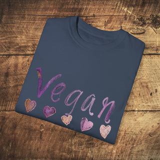 Vegan Hearts T-shirt Printify