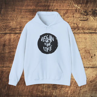 Vegan For Life Heavy Blend™ Hooded Sweatshirt Printify