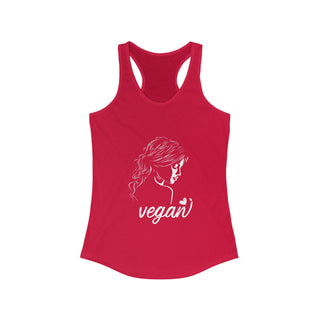 Vegan Girl Women's Ideal Racerback Tank Printify