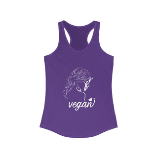 Vegan Girl Women's Ideal Racerback Tank Printify