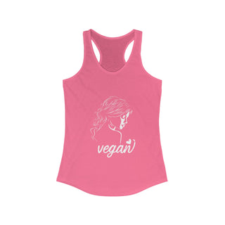 Vegan Girl Women's Ideal Racerback Tank Printify