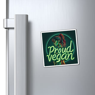 Proud Vegan Magnet Printify