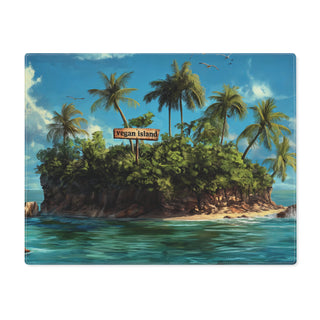 Vegan Island Placemat, 1pc Printify