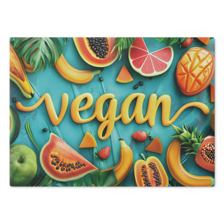 Vegan Tempered Glass Cutting Board Printify