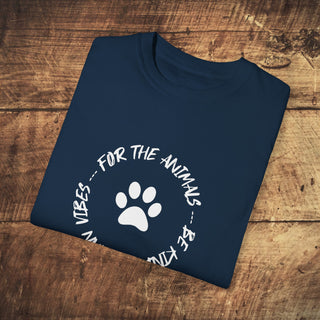 For The Animals Garment-Dyed T-shirt Printify