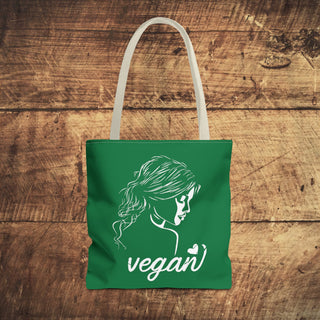 Vegan Girl Tote Bag Printify