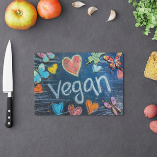 Vegan Tempered Glass Cutting Board Printify
