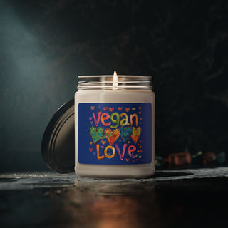 Vegan Love Scented Soy Candle, 9oz