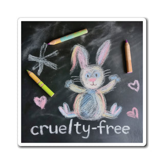 Cruelty-Free Bunny Magnet Printify