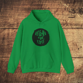 Vegan For Life Heavy Blend™ Hooded Sweatshirt Printify