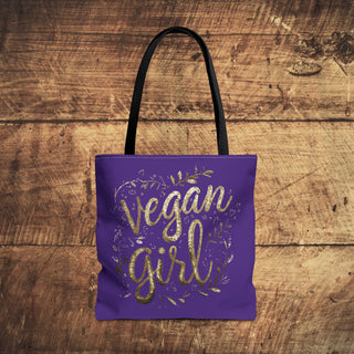 Vegan Girl Tote Bag Printify