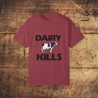 Dairy Kills Garment-Dyed T-shirt Printify