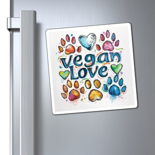 Vegan Love Magnet Printify